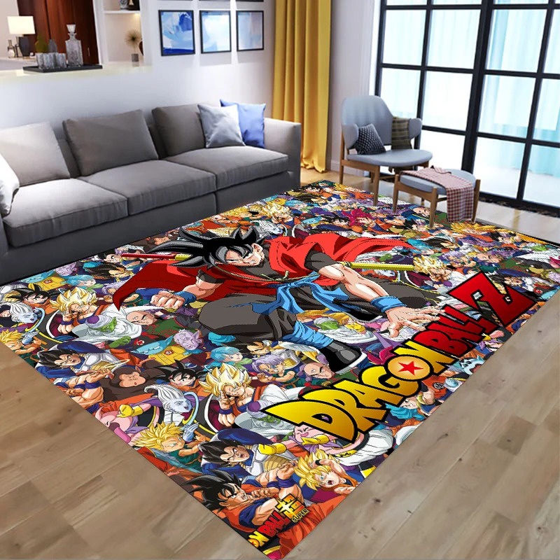Home Bathroom Model - Dragon Ball Non-slip Bath Carpet Flannel