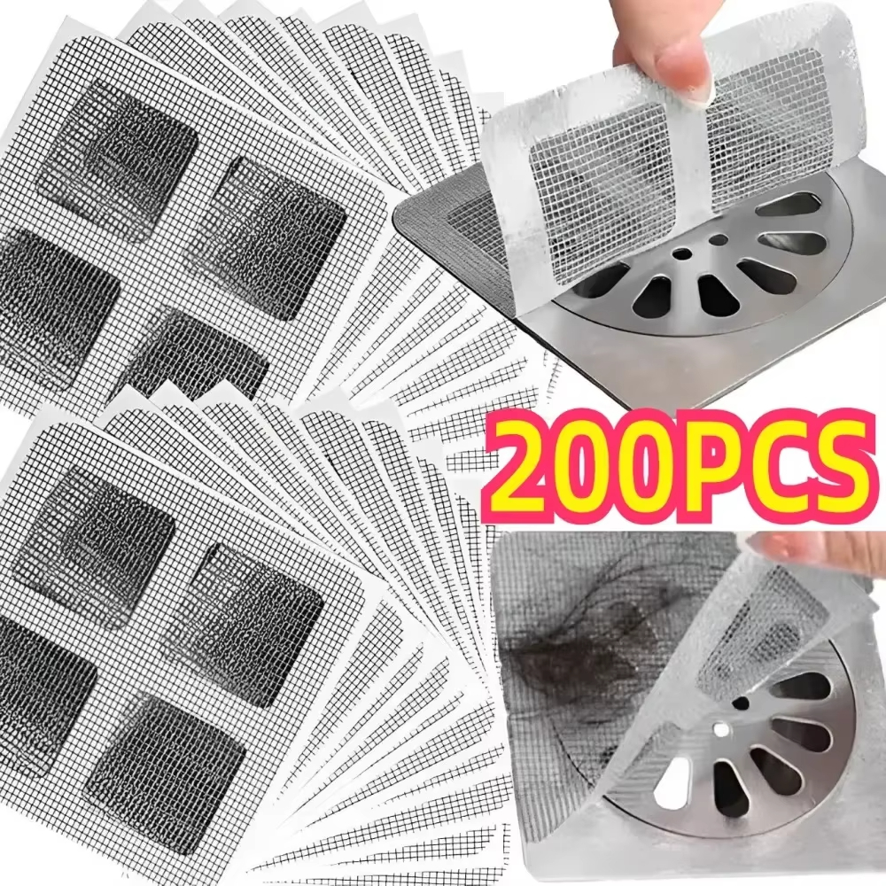 Home Bathroom Water Filter - Disposable Shower Drain Hair Catcher Mesh