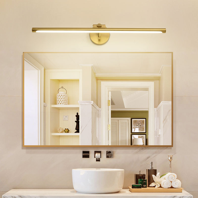 Bathroom Cabinet Mirror - All-copper Bathroom Vanity Mirror Lights LED