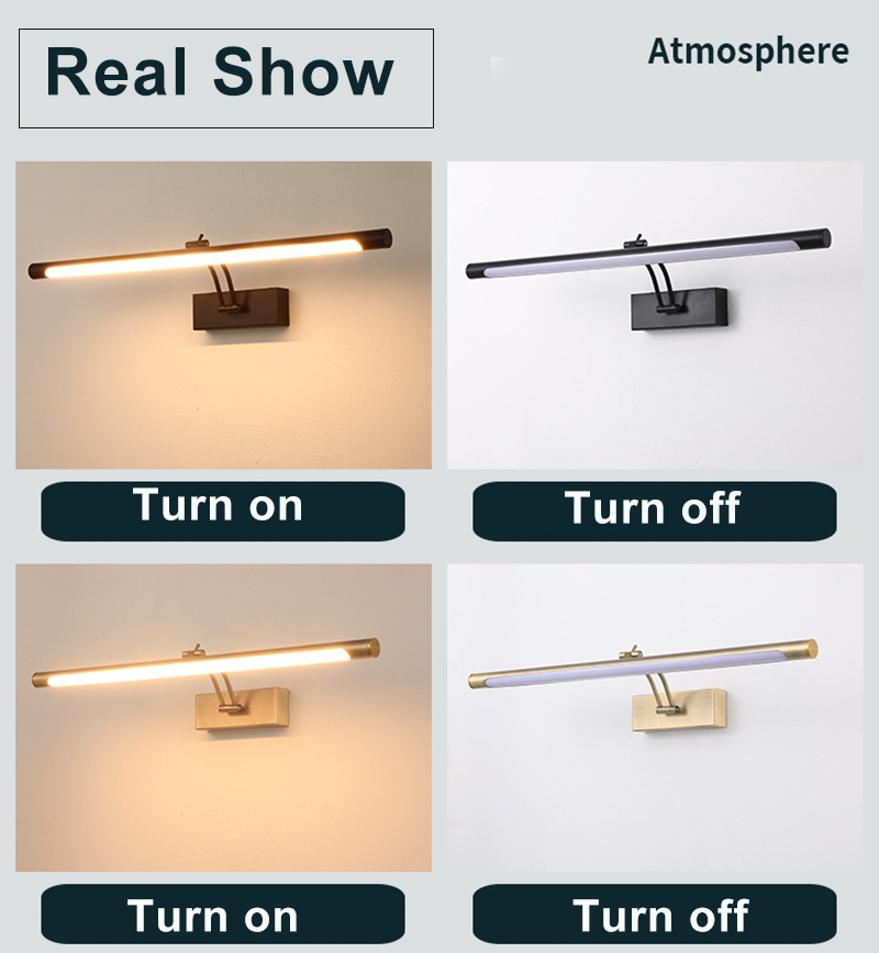 Mirror Wall Lamps Bathroom Wal - Bathroom Cabinet Mirror ulasan dan harga