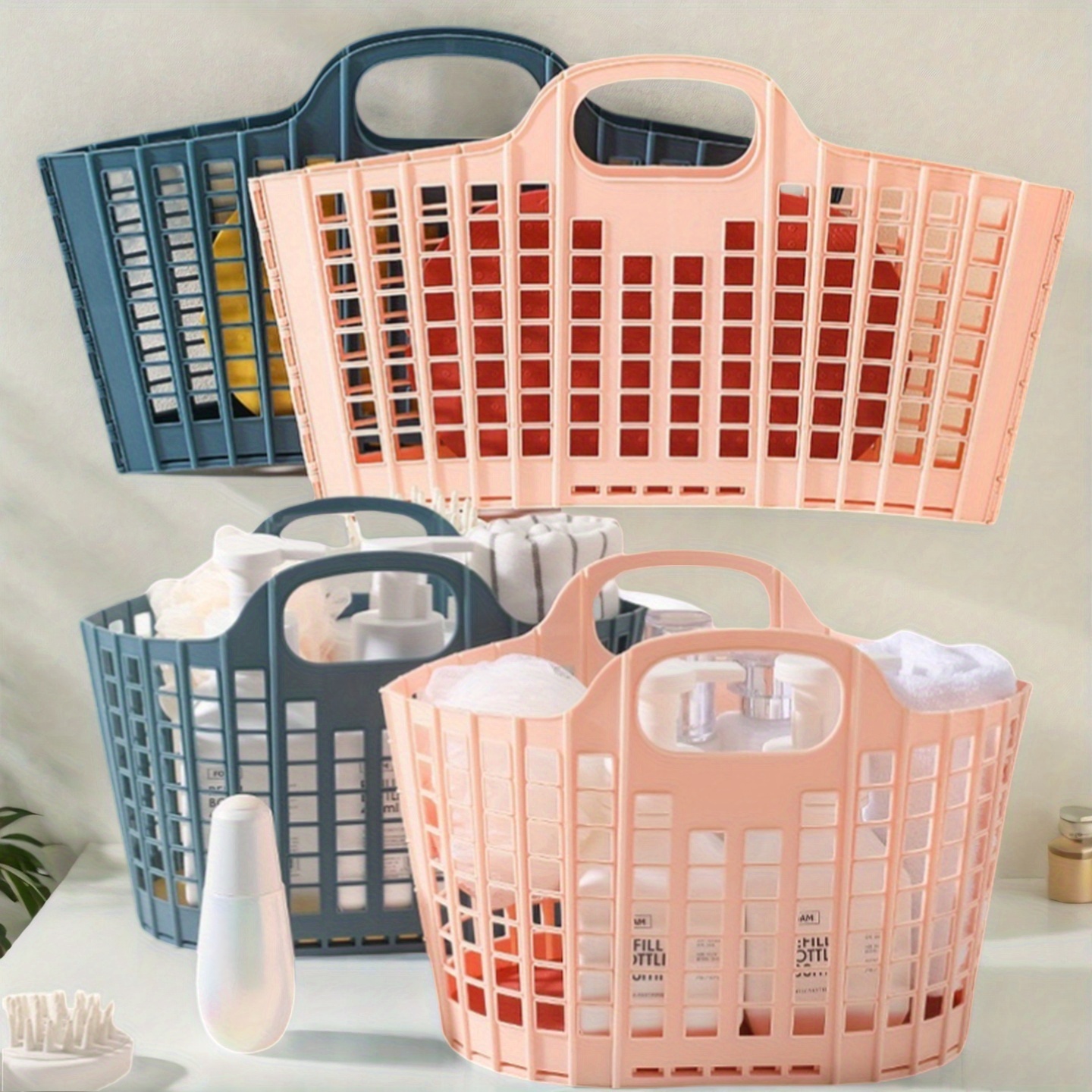 Modern Foldable Laundry Basket - Home Essentials Bathroom Storage ulasan dan harga