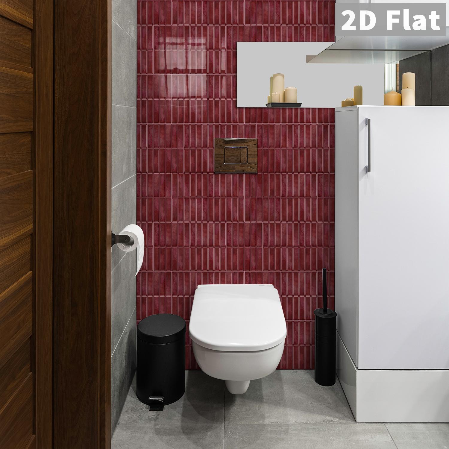14pcs Self-adhesive tile wall  - Home Bathroom Tiles Design ulasan dan harga