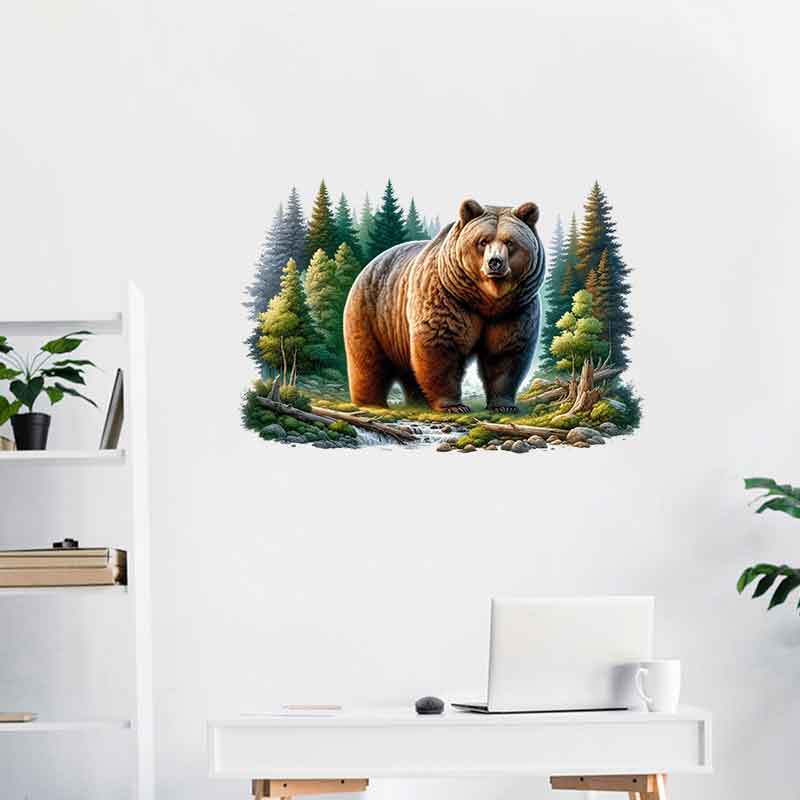 Whimsical Drunk Bear Stickers- - Home Bathroom Tiles Design ulasan dan harga