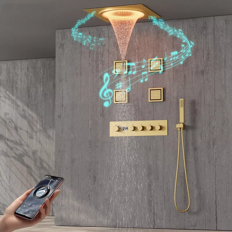 Smart LED Shower Set Bathroom  - Home Bathroom ulasan dan harga
