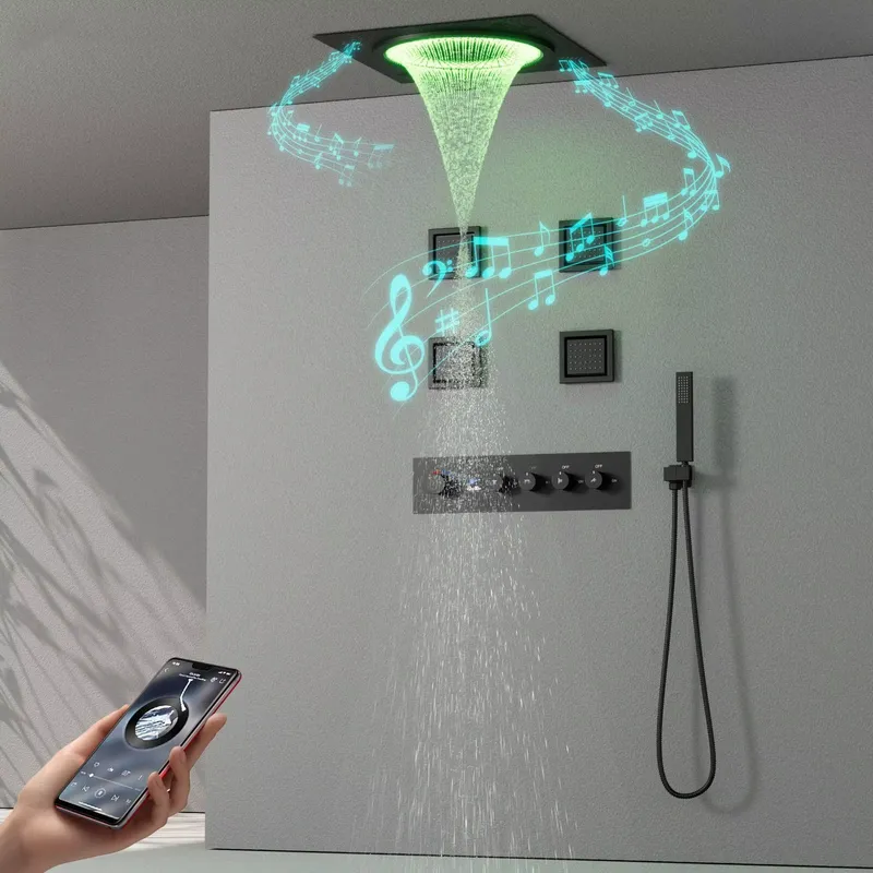 Smart LED Shower Set Bathroom  - Home Bathroom ulasan dan harga
