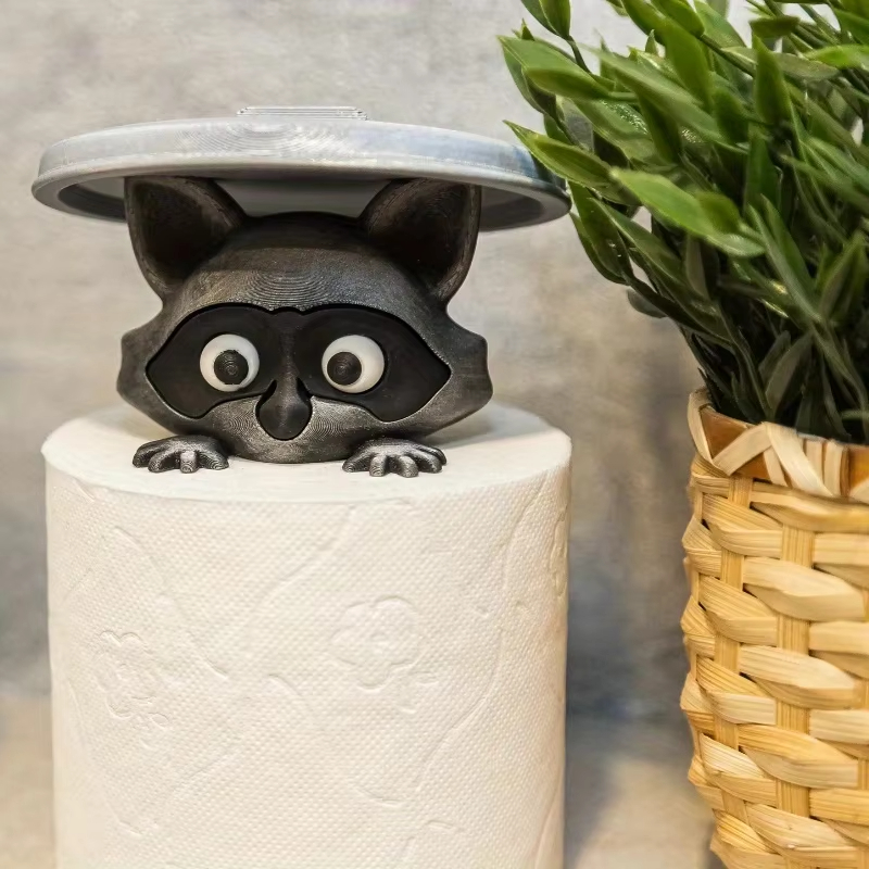 Cute Raccoon Toilet Paper Hold - Home Bathroom Decor Ideas ulasan dan harga