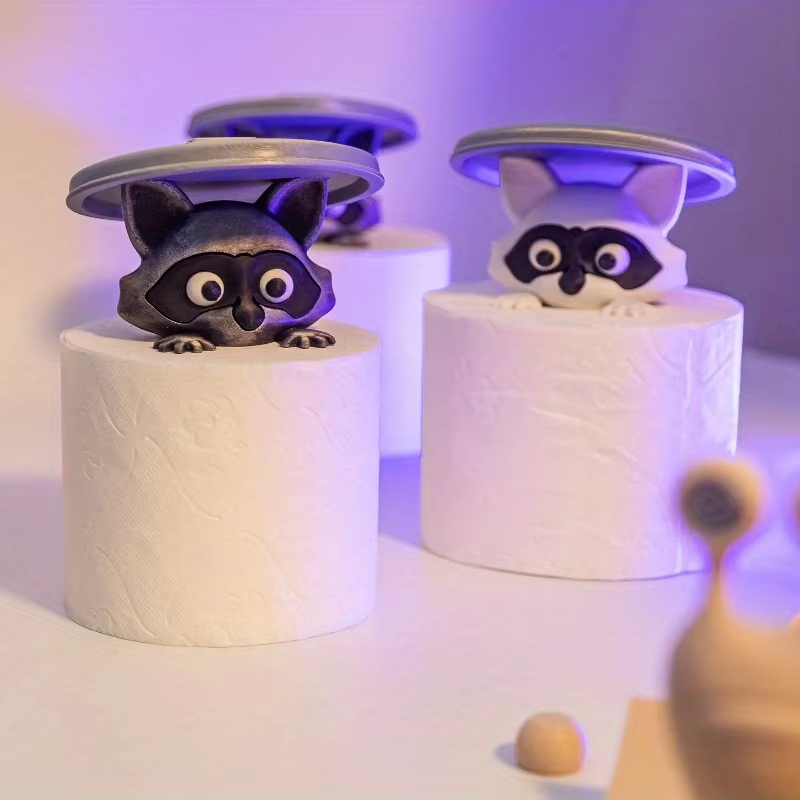 Cute Raccoon Toilet Paper Hold - Home Bathroom Decor Ideas ulasan dan harga