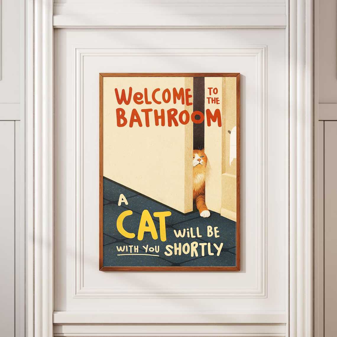 Welcome to the bathroom A cat  - Home Design Bathroom ulasan dan harga
