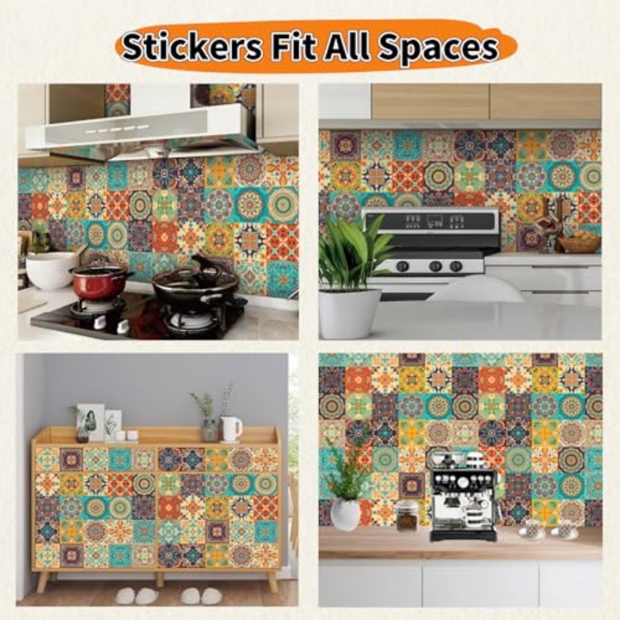 24Pcs Peel and Stick Tile Stic - Home Bathroom Tiles Design ulasan dan harga