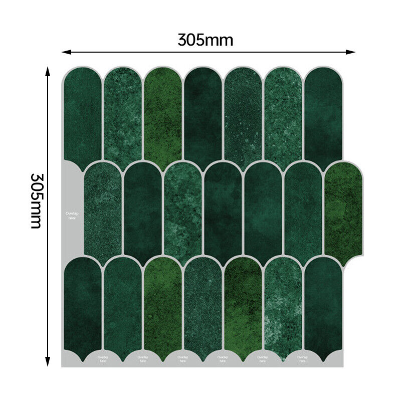 1PC 3D Self-adhesive Wall Stic - Home Bathroom Tiles Design ulasan dan harga