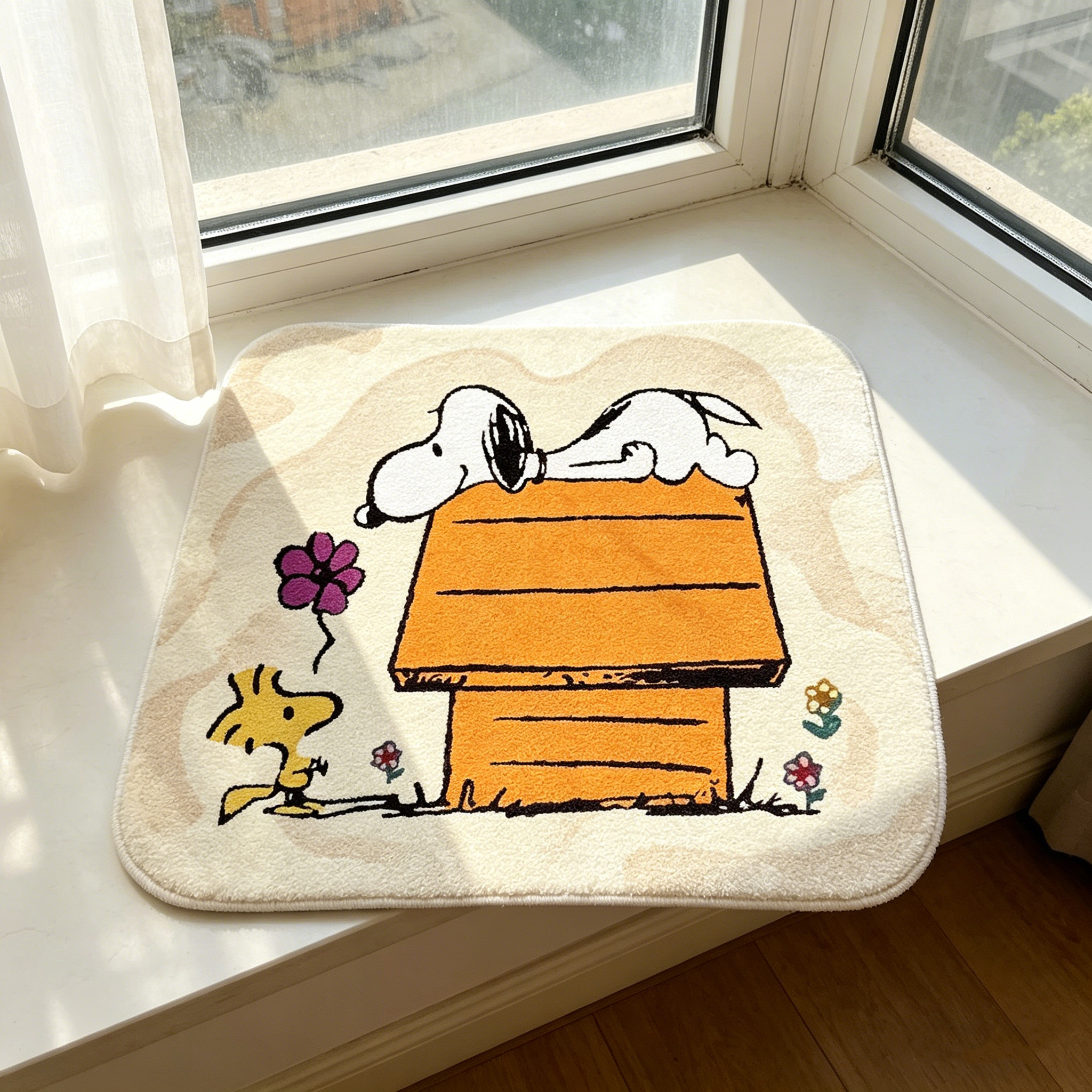 Cute Cartoon Snoopy House Shap - Home Goods Bathroom Mats ulasan dan harga
