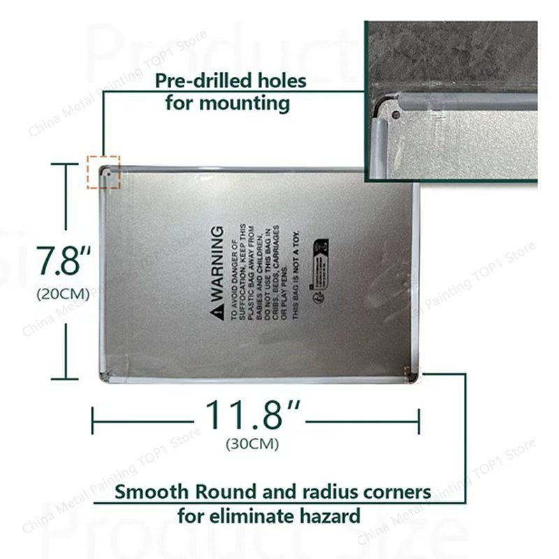 Metal Wall Art Poster - Stylis - Home Bathroom Wall Decor ulasan dan harga