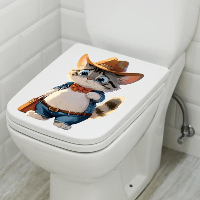 【HG】Ocean Themed Toilet Sticke - Home Bathroom Design ulasan dan harga