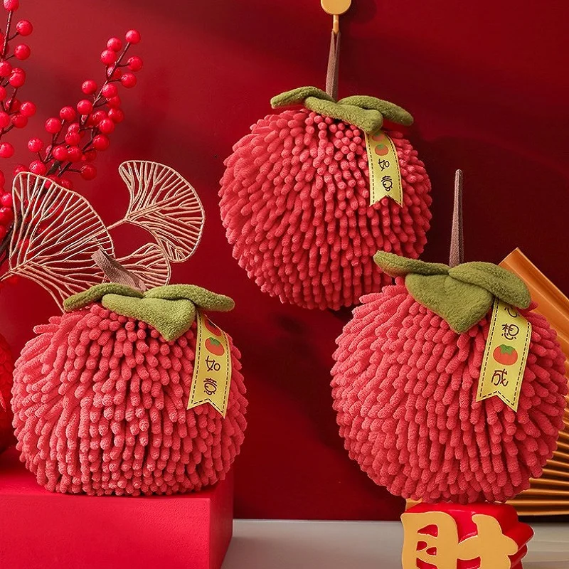 kkjoy Cute Towel Red Hand Ball - Home Bathroom Design ulasan dan harga