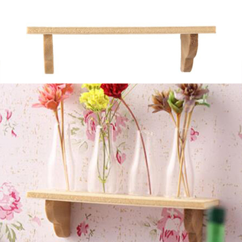 1pcs 1:12 Dollhouse Wood Wall  - Home Bathroom Wall Decor ulasan dan harga