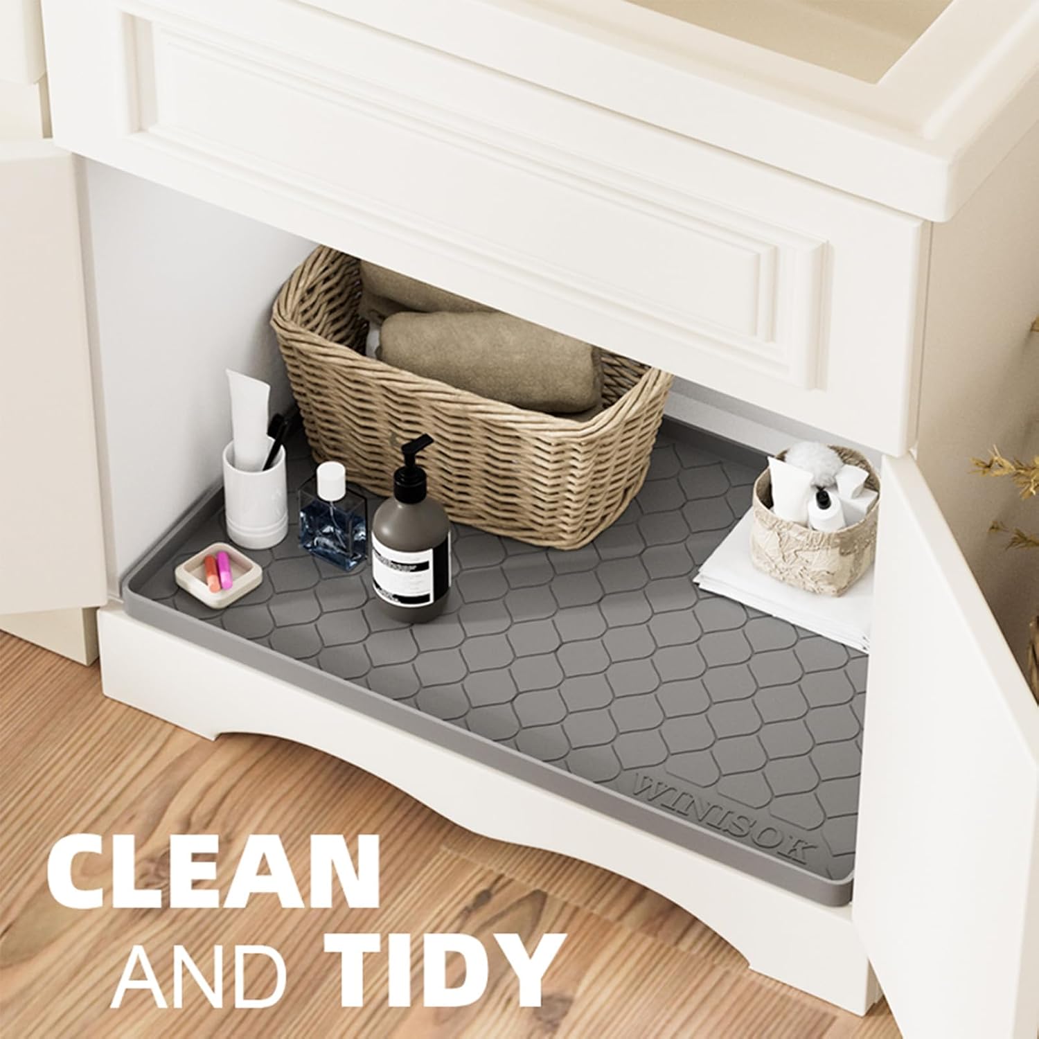 Winisok Silicone Under Sink Ma - Home Essentials Bathroom Storage ulasan dan harga