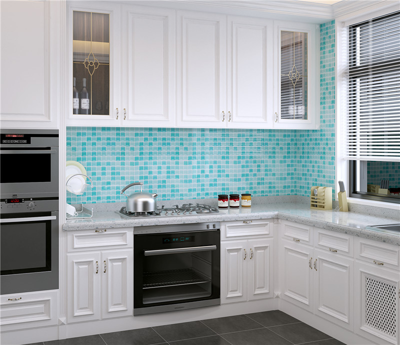 3D Mosaic Wall Mural Tile Stic - Home Bathroom Tiles Design ulasan dan harga