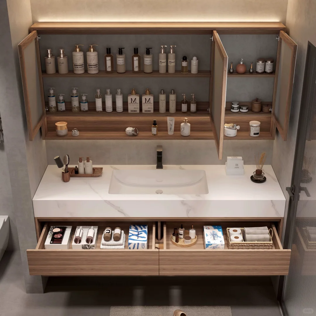 Modern Intelligent Bathroom Ca - Bathroom Cabinet Mirror ulasan dan harga