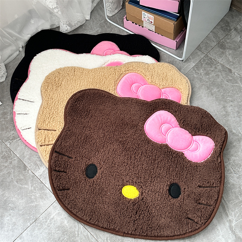 Anime Hello Kitty Plush Rug So - Home Goods Bathroom Mats ulasan dan harga