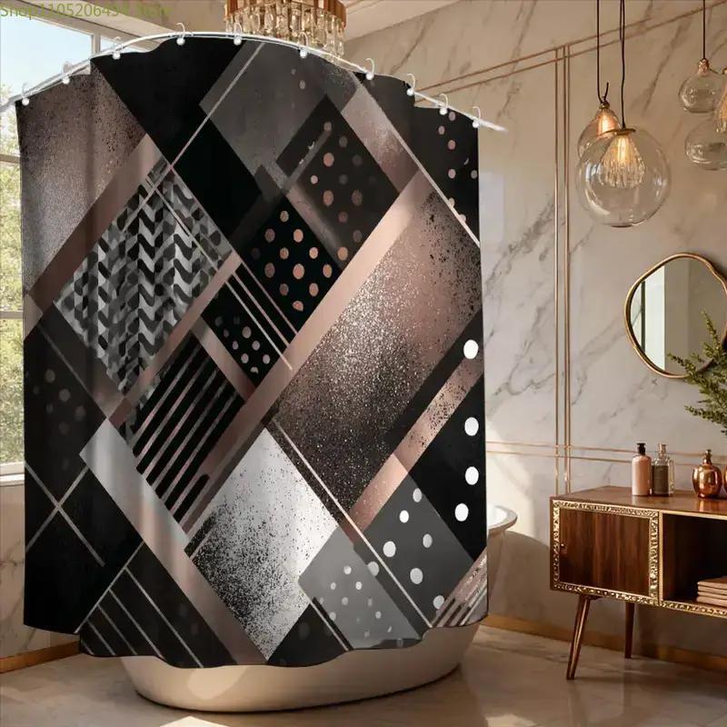 Modern Geometric Abstract Show - Home Bathroom Decor Ideas ulasan dan harga