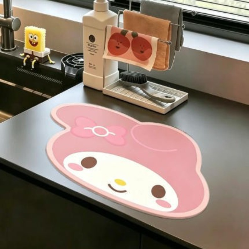 Japanese Sanrio Kuromi Leather - Home Goods Bathroom Mats ulasan dan harga