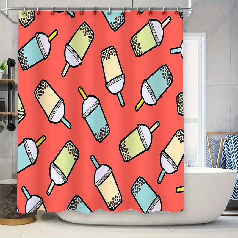 Unique Bubble Tea Shower Curta - Home Bathroom Decor Ideas ulasan dan harga