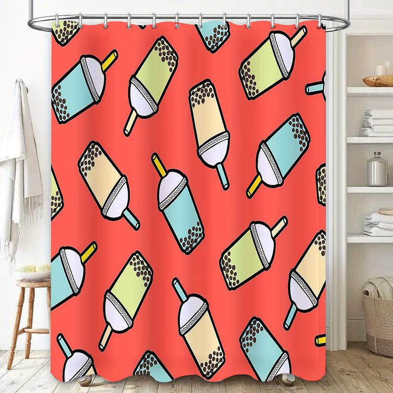 Unique Bubble Tea Shower Curta - Home Bathroom Decor Ideas ulasan dan harga