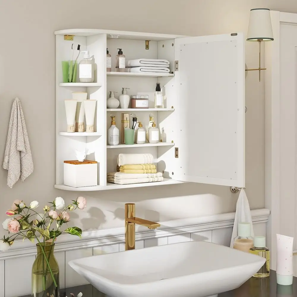 Bathroom Medicine Cabinet with - Bathroom Cabinet Mirror ulasan dan harga