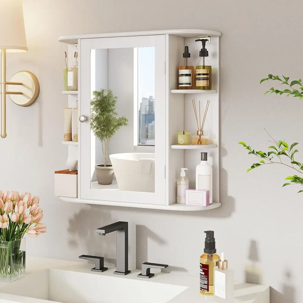 Bathroom Medicine Cabinet with - Bathroom Cabinet Mirror ulasan dan harga