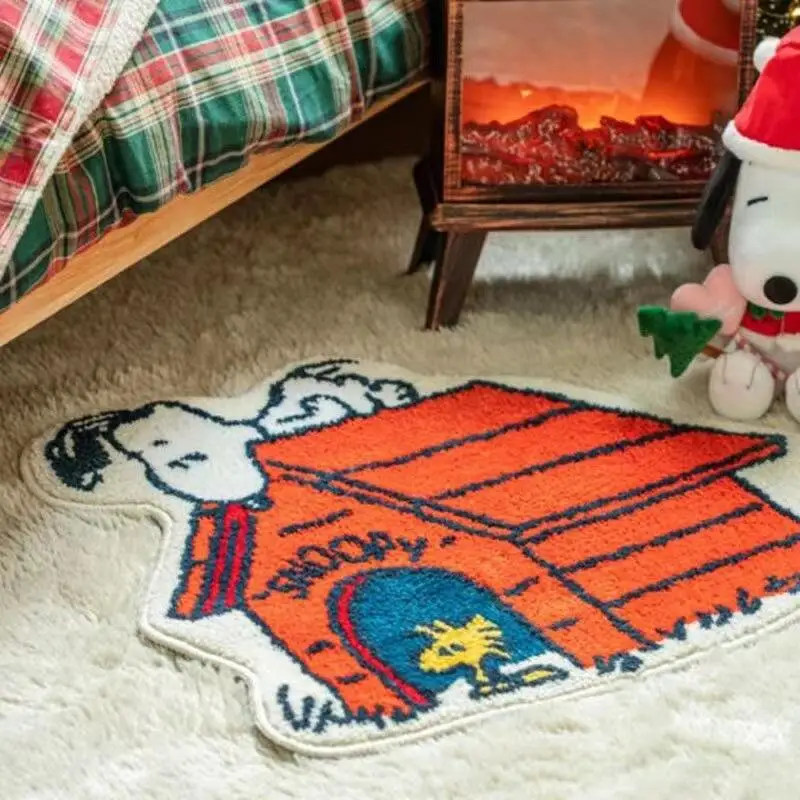Cute Snoopy Cartoon Floor Mat  - Home Goods Bathroom Mats ulasan dan harga
