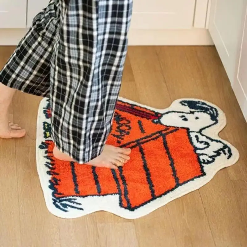 Cute Snoopy Cartoon Floor Mat  - Home Goods Bathroom Mats ulasan dan harga