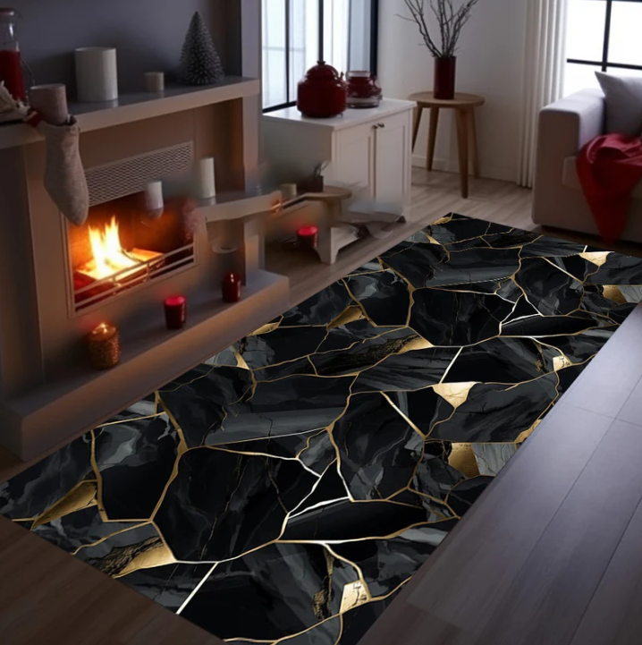 Checkerboard Vinyl Runner Rug  - Home Bathroom Tiles Design ulasan dan harga