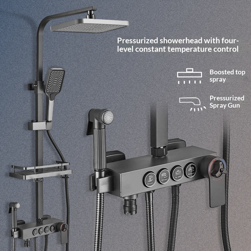 Stainless Steel Shower Set Ant - Home Bathroom ulasan dan harga