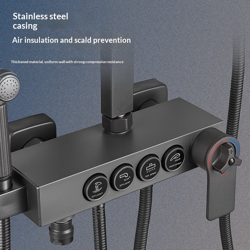 Stainless Steel Shower Set Ant - Home Bathroom ulasan dan harga