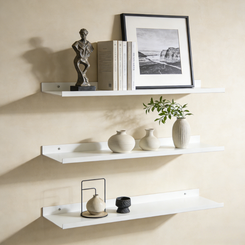Metal Floating Shelves Wall Mo - Home Goods Bathroom Storage ulasan dan harga