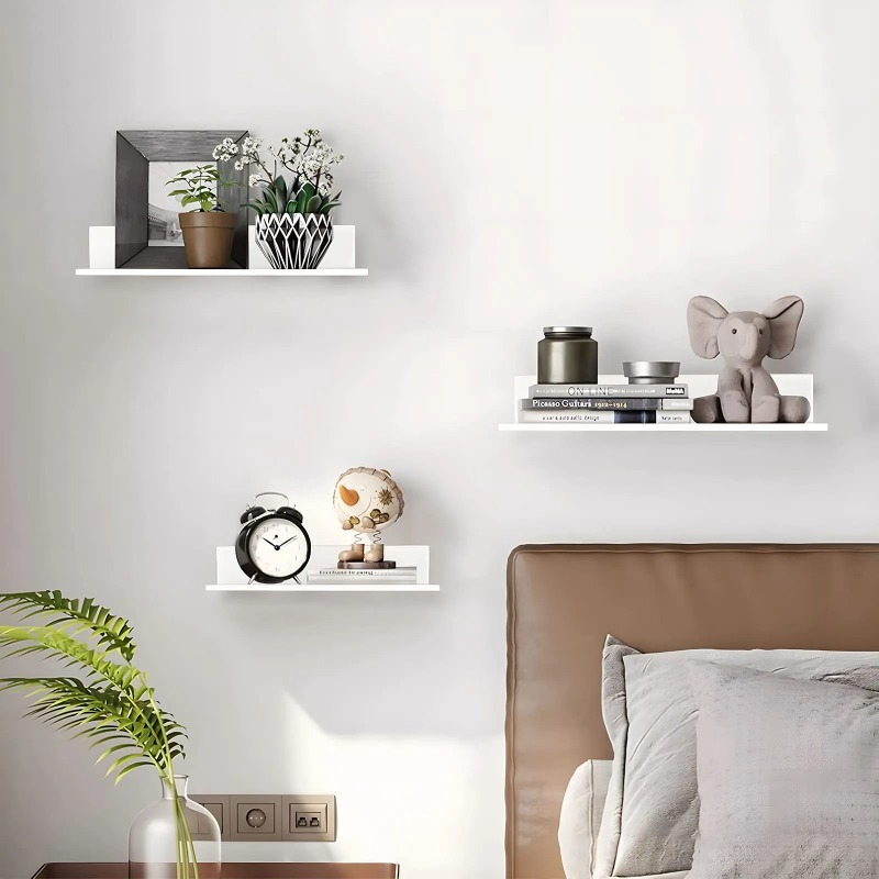 Metal Floating Shelves Wall Mo - Home Goods Bathroom Storage ulasan dan harga