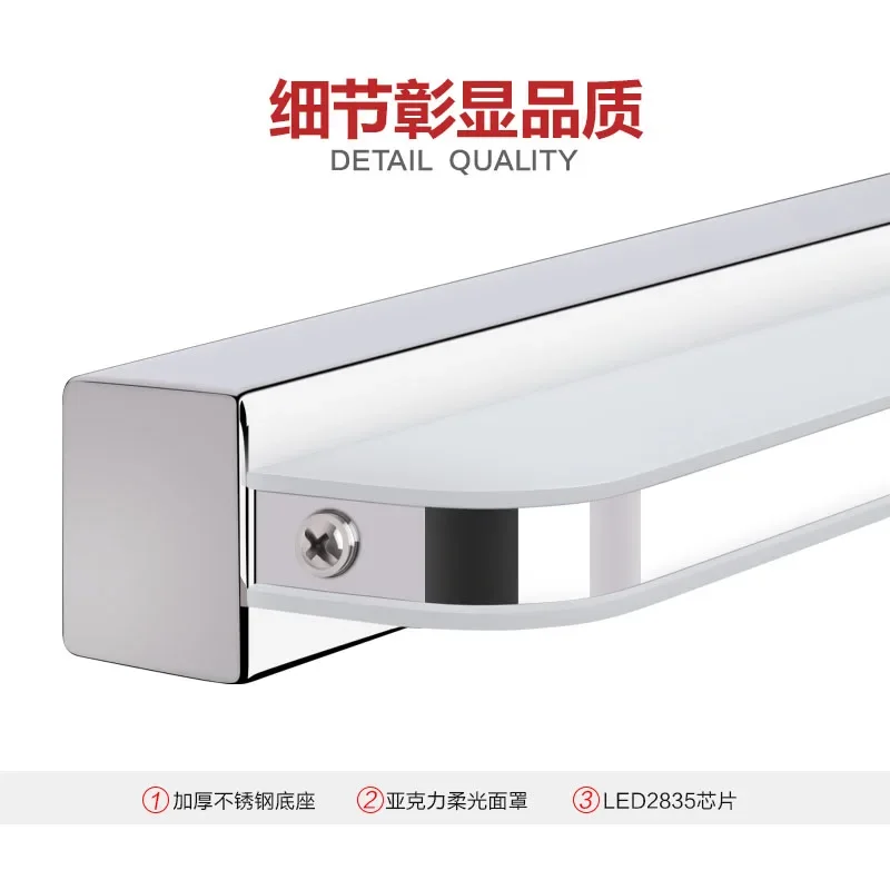 No punching led bathroom toile - Bathroom Cabinet Mirror ulasan dan harga