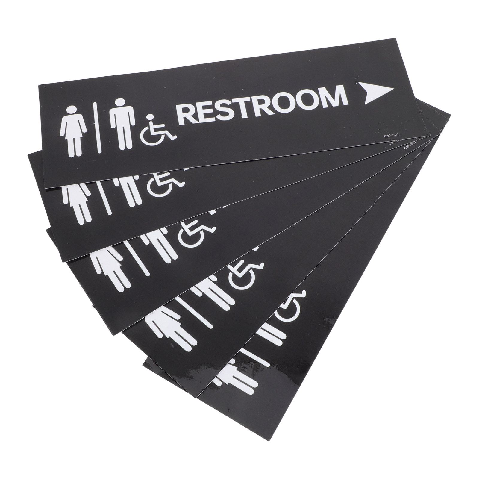 5Pcs Self-Adhesive Bathroom Do - Home Bathroom Sign ulasan dan harga