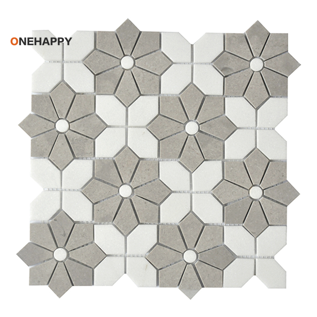 Mosaic Marble Tile for Kitchen - Home Bathroom Tiles Design ulasan dan harga