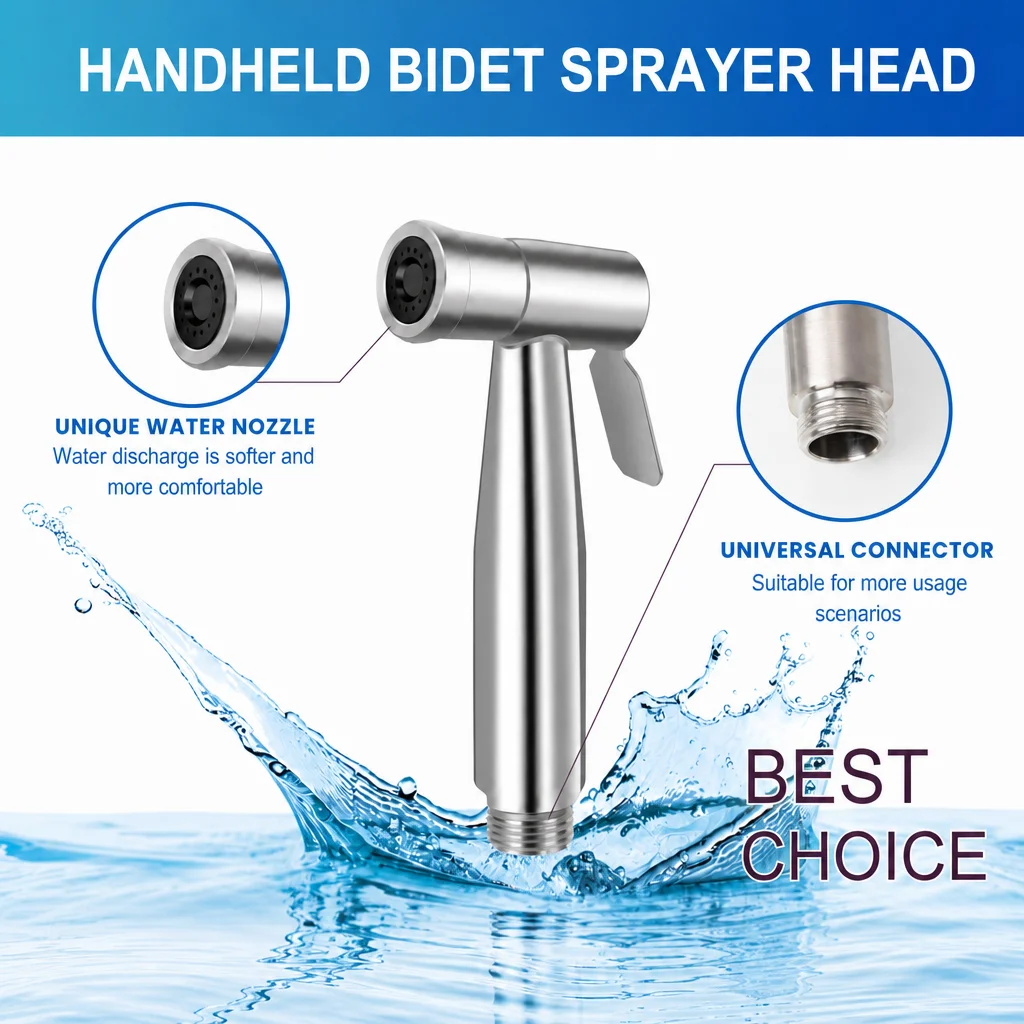 Portable Handheld Bidet Spraye - Plunger Toilet ulasan dan harga