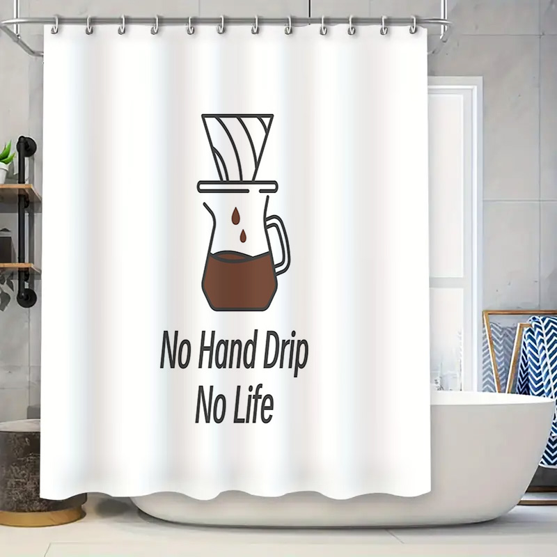 Coffee Lover Shower Curtain Fu - Home Bathroom Decor Ideas ulasan dan harga