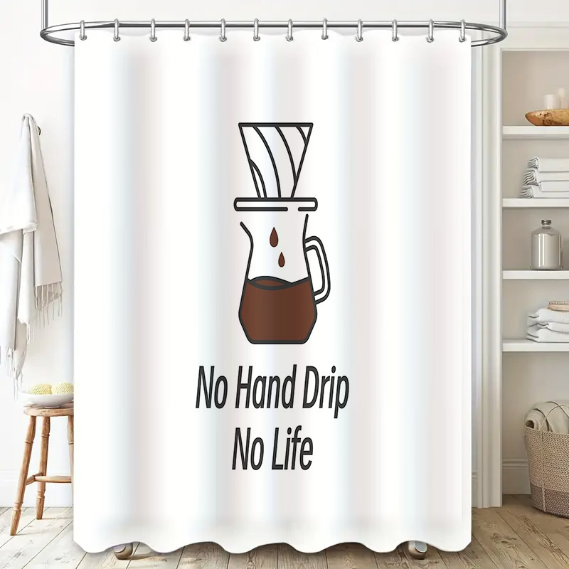 Coffee Lover Shower Curtain Fu - Home Bathroom Decor Ideas ulasan dan harga