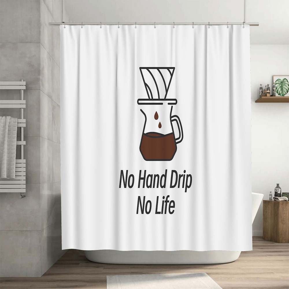 Coffee Lover Shower Curtain Fu - Home Bathroom Decor Ideas ulasan dan harga