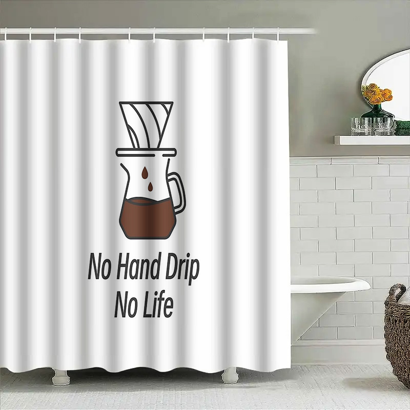 Coffee Lover Shower Curtain Fu - Home Bathroom Decor Ideas ulasan dan harga