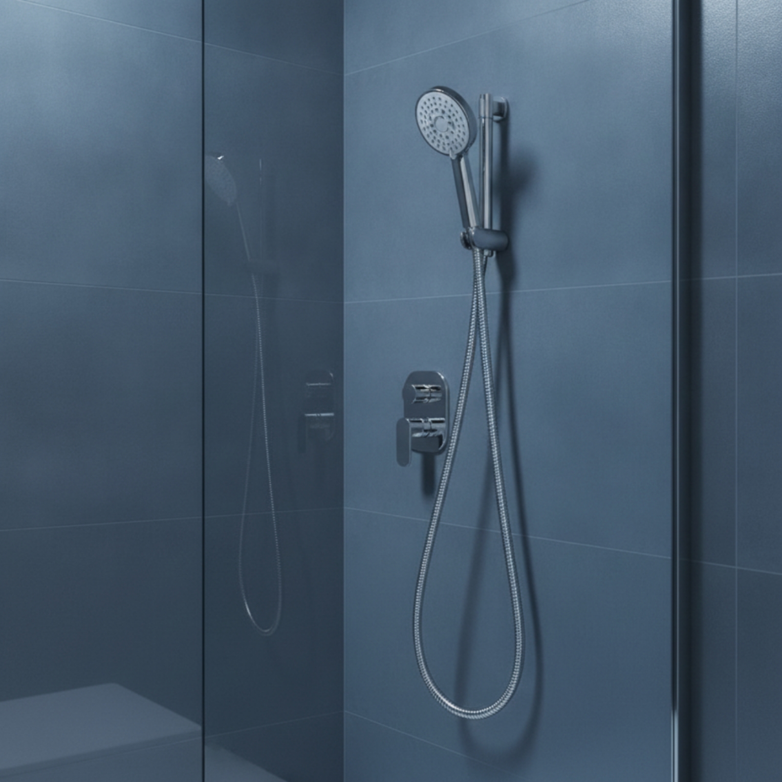 Handheld Shower Head with Hose - Home Bathroom ulasan dan harga