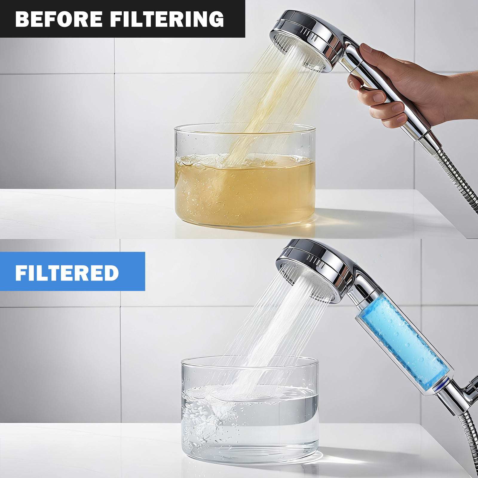 20Pcs Replacement Shower Filte - Home Bathroom Water Filter ulasan dan harga