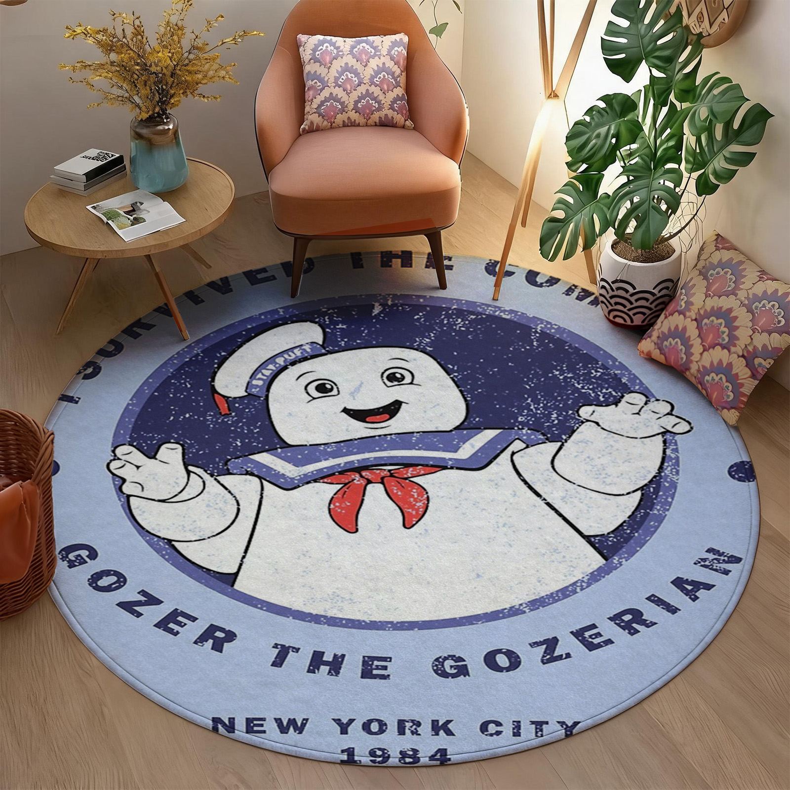 Novelty Pop Culture Round Area - Home Bathroom Decor Ideas ulasan dan harga