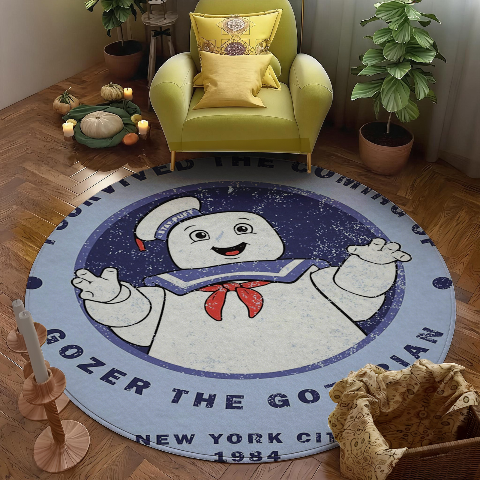 Novelty Pop Culture Round Area - Home Bathroom Decor Ideas ulasan dan harga