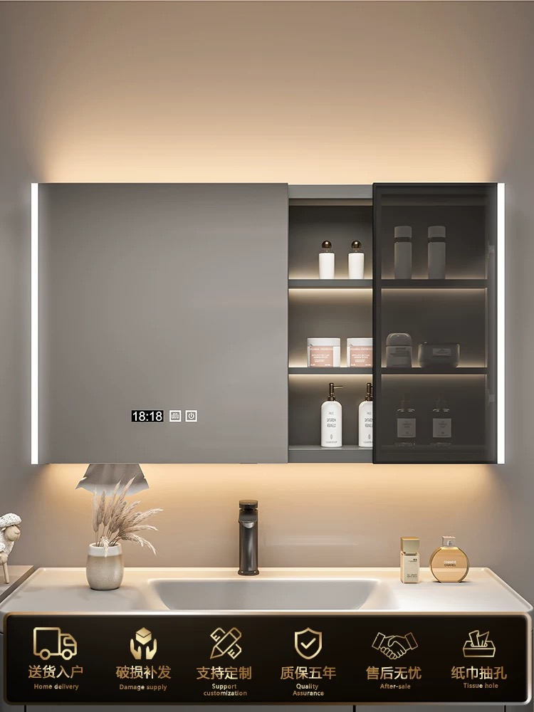 Professional LED Mirror Cabine - Bathroom Cabinet Mirror ulasan dan harga