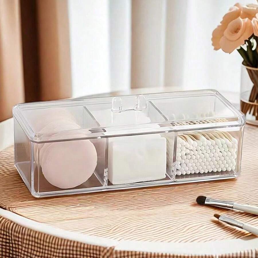 1pc PS Cosmetics Storage Box,  - Home Essentials Bathroom Storage ulasan dan harga